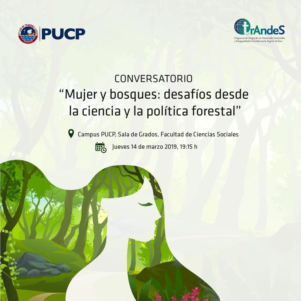 Mujer y bosques