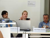 Gonzálo Durán (Universität Duisburg-Essen), Krista Lillemets (FU Berlin), Juan Pablo Jiménez (CEPAL, FU Berlin)