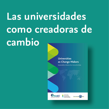 Folleto "Universities as Change Makers"