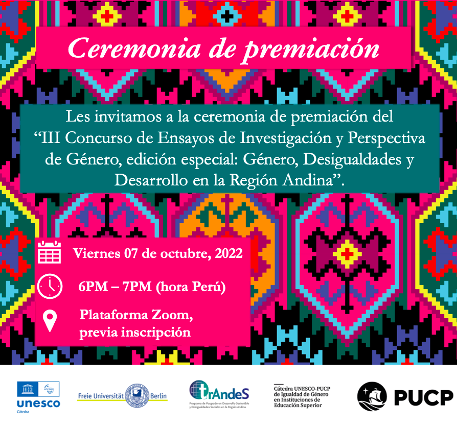 Afiche Ceremonia Premiación