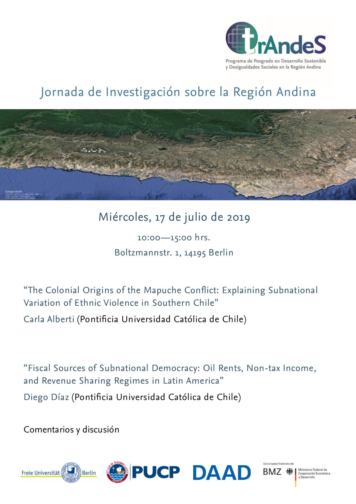 Afiche jornada investigacion andina III